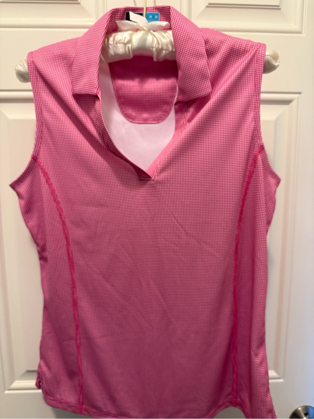 PGA Tour Pink Sleeveless Polo Tank Top Ladies Medium